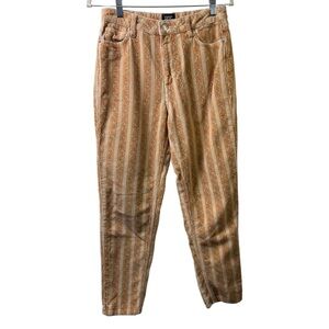 BDG corduroy High-Rise Pants in Cream and Orange floral